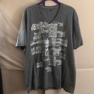 Men’s XL Express Graphic Tee grey